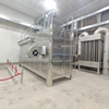 Filtragem de emiss&otilde;es integrada para tratamento de gases de combust&atilde;o de m&aacute;quinas de crema&ccedil;&atilde;o
