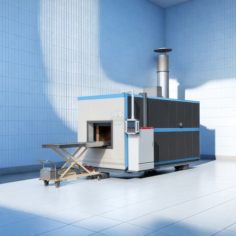 M&aacute;quina de cremaci&oacute;n de estilo europeo
